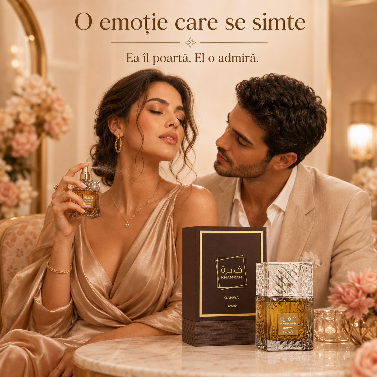 Khamrah Qahwa Lattafa parfum unisex oriental pentru damă și bărbat